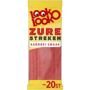 Look-O-Look Sour Stripes Strawberry Flavour